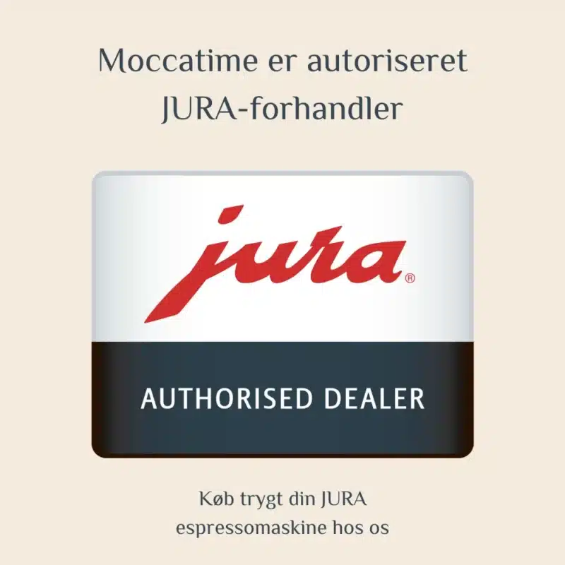 Moccatime er autoriseret forhandler af espressomaskiner fra Jura
