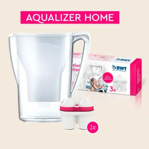 BWT-filterkande med filter samt 3 refill-filtre