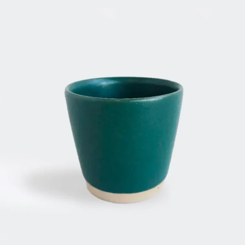 Ø-kop fra Bornholms Keramikfabrik i farven Autumn Green