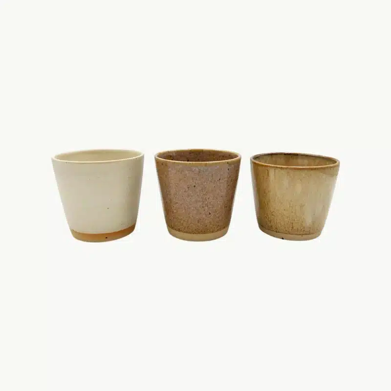 3 originale Ø-kopper fra Bornholms Keramikfabrik