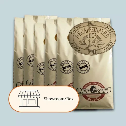Kaffeklip 6 kilo Chiaroscuro Koffeinfri 100% arabica kaffe til afhentning i showroom eller pakkebox