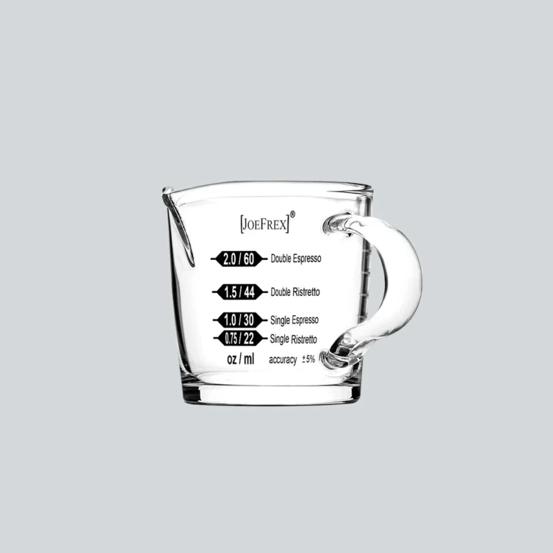 Espresso shotglas med dobbelttud