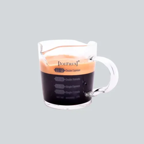 Espresso shotglas med dobbelttud