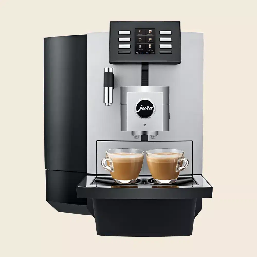 Jura X8 espressomaskine til kontoret