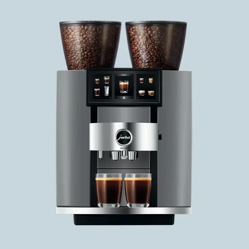 Jura Giga W10 (EA) optimal espressomaskine, hvor der drikkes op til 50 kopper kaffe om dagen