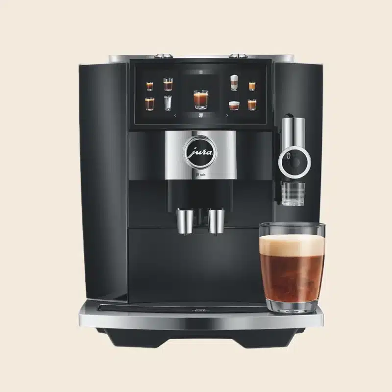 Jura J8 Twin-espressomaskine i farven Diamond Black