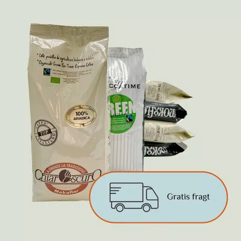 Økologisk kaffepakke med i alt 6 kg hele økologiske kaffebønner