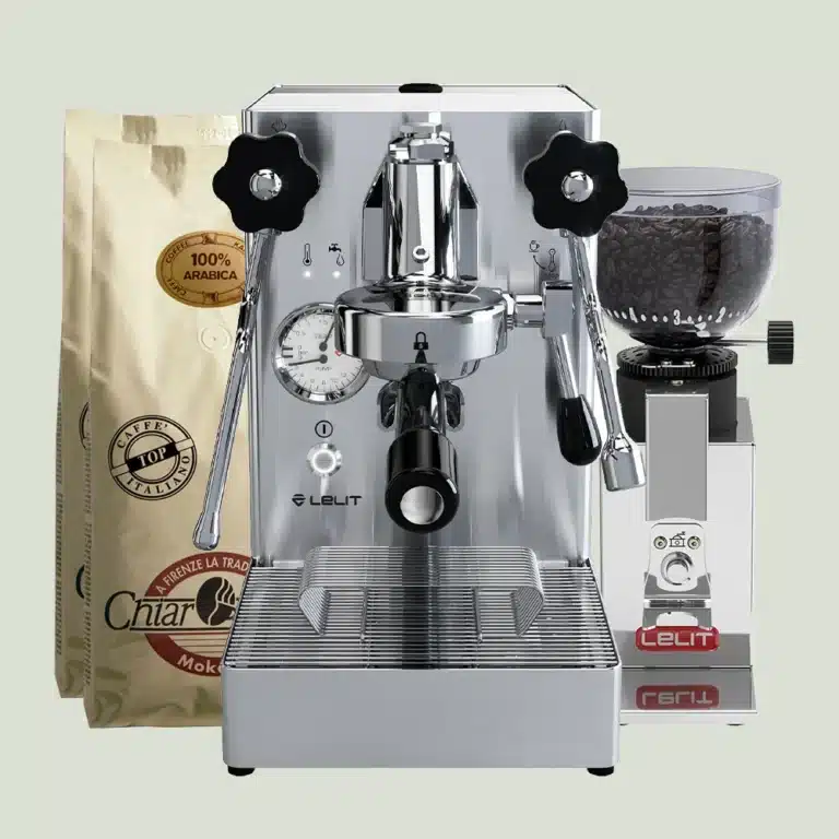 Lelit MaraX espressomaskine med 2 kg kaffe og kværnen Fred