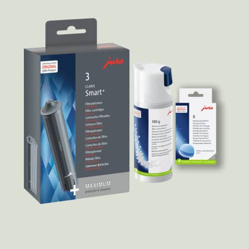 Jura plejepakke en af hver af de 3 favoritprodukter