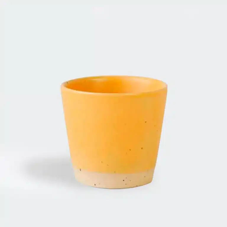 Ø-kop fra Bornholms Keramikfabrik i farven Curry