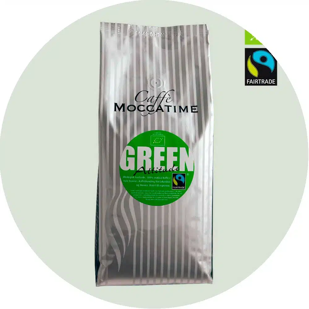 Moccatime Green Attitude økologiske kaffebønner